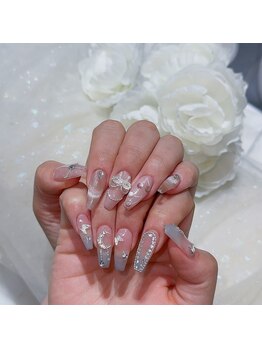 クイーンズビューティーサロン 新宿本店(Queen's beauty salon)/チップ長さだしやりつけ放題