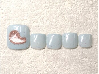 リノ ネイル(Rino nail)/8月の新作 ぷっくりblue 708ｍ4