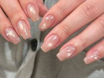 and w/Laque mini/*うるうるマグネットネイル*