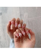 アンダーバーホワイトプラス 南海難波店(_WHITE+)/チークネイル