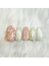 桜の春ネイル