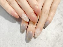 トゥーシェネイルズ(Touche'nails)/ぷっくりお花ネイル