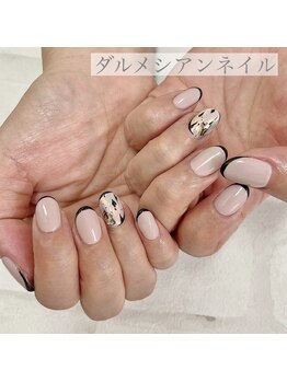 ダルメシアンネイル