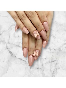 ユニティネイル(Unity nail)/ピンクリボンネイル♪