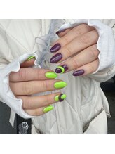 ウム(ium)/おまかせニュアンス/緑/紫