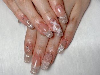 アルブル(ARBRE)/チェックネイル