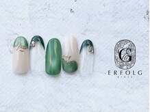 エアフォルクギンザ 横浜店(ERFOLG GINZA)/青リンゴネイル！