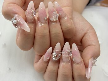 スカルプ/ロングネイル/長さ出し