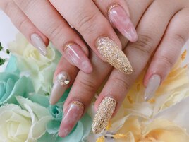 小山／オフィス系モテ可愛ネイル