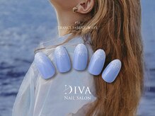 ネイルサロンディーバ 塚口店(Diva)/One color plus（先端ラメ）