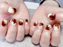 ティーエス ネイル ガーデン(T.S Nail Garden)/ミルク入りコーヒーネイル