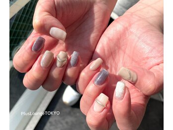 プルースラウンジ トウキョウ(Plus Lounge TOKYO)/シンプル★リングネイル[原宿]
