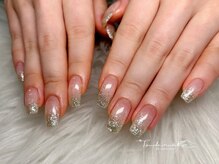 トゥーシェネイルズ 岡山駅前店(Touche’nails)/ラメグラデーションネイル