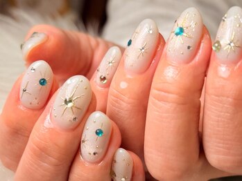 ルナネイルズ(Luna nails)の写真/個性的なデザインで人と違うネイルを楽しみたい方に♪繊細な手描きアートで、周りと差がつく指先に★