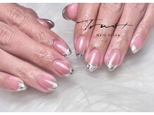 トラストネイル 佐野店(TRUST Nail)/上品ガラスフレンチ