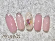 ミオリィ(meoli)/ワンカラー＋お花アート