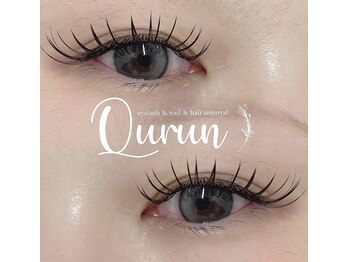 クルン 大阪 御幣島(Qurun)の写真/フラットラッシュでボリュームを出し華やかなお目元に◎丁寧な提案でメイク時短も叶います♪