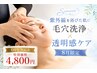 【8月限定】紫外線を浴びた肌は素早くリセット!毛穴洗浄×透明感ケア¥4800
