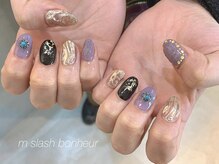 エムスラッシュ ネイル たまプラーザ(M.SLASH)/個性派ニュアンスネイル