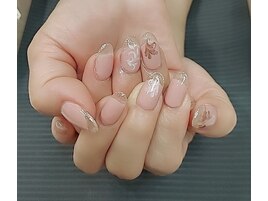 先端クリアーネイル