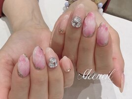 大理石ネイル