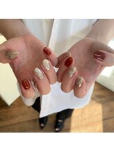 マッシュ abeno店(MASHU)/ミラー/秋冬ネイル