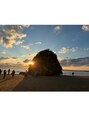 ユメスパ 銀座(YUMESPA)&nbsp;旅行が大好きです♪出雲の稲佐の浜の夕日の写真♪