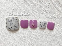 ネイルアンドまつ毛エクステ ルーナ イオンモール東久留米店/フット定額8900円