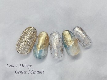 ハンドアシンメトリーネイル