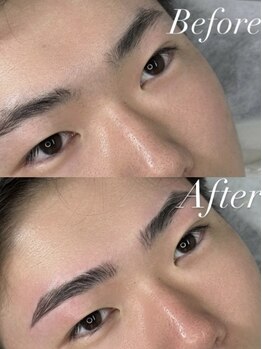 リノプラス 渋谷店(LINOPLUS)の写真/美眉毛スタイリング《眉毛で垢抜けたいメンズ必見》お肌に優しく痛みが少ない脱毛で、好印象なお顔立ちへ★
