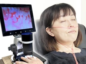 自由が丘水素サロンの写真/酸化ストレスを軽減→血行促進→代謝UP◎手足の冷えも内側からケア！自律神経も安定♪毛細血管チェックも可