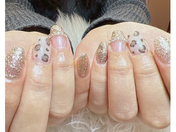 リブヴァラ(Lib Valla)/定額アート/アニマル柄/こなれ感