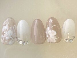 お花ネイル