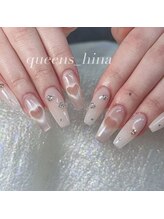 クイーンズビューティーサロン 新宿本店(Queen's beauty salon)/チップ長さ出し10本やり放題