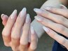 【Hand】レースアートとワンカラーorマグネットの組み合わせ+つけ放題 ¥8980