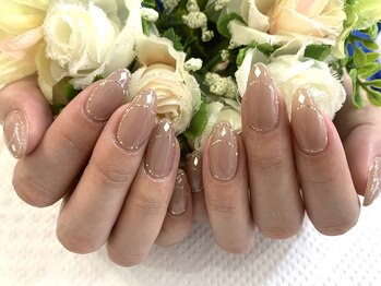 ダブルネイル(Double Nail)/【近藤】ヌーディーネイル