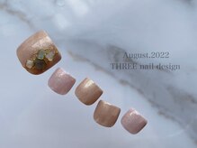 スリー(THREE)/Augusut.2022/nail design 