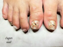 シュガーネイル(sugar nail)/ガーリーフットネイル