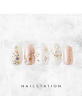 ネイルステーション ルミネ新宿1店(NAIL STATION)/クリスマスネイル／パラジェル