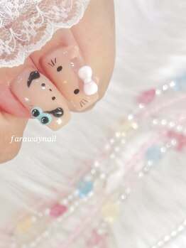 ファラウェイネイル(Faraway nail)/3Dネイル☆