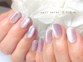 大人な淡い紫の上品マグネット