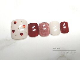 FOOT★シンプルハートデザイン*