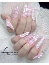 オーラネイル(Aura Nail)/ちゅるんピンクネイル