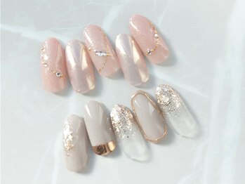 アバネイル アクア 千種店(AVANAIL AQUA)/【大人可愛いニュアンスネイル】