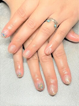 ライズバックステージ(RIZE back stage)/マグネット&ラメグラデーション