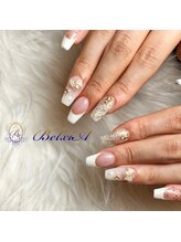 ベルシア(BelxiA)/白×キラキラスカルプ