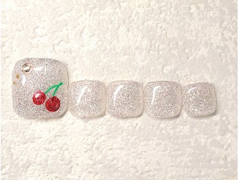 リノ ネイル(Rino nail)/8月の新作 さくらんぼ 708ｎ4