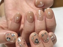 キラキラのアレンジ♪ショートネイルさんも楽しめるデザイン！