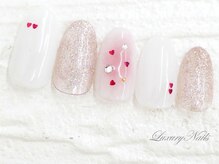 ラグジュアリーネイルズ カワグチ(Luxury Nails Kawaguchi)/ハート*チークNail