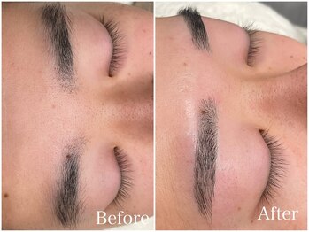 アプリーレ(Aprile)の写真/【メンズのお客様大歓迎◎】男性のお客様増えてます！初めての方が9割！清潔感UPの自然な眉に♪